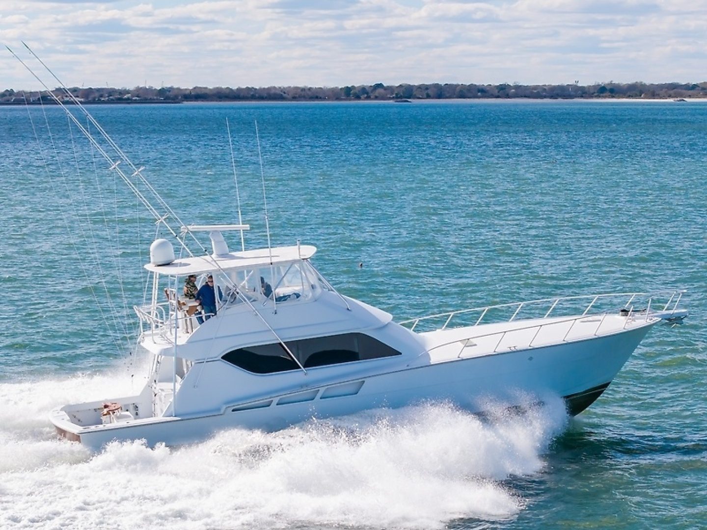 2001 Hatteras 60 Convertible "Wave Bender" - photo 3