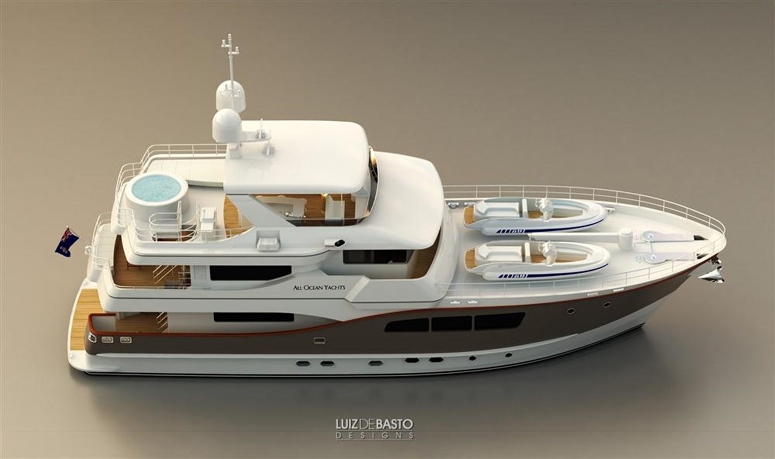 2028 ALL OCEAN YACHTS Tri - Deck Explorer Yacht "ALL OCEAN YACHTS 90' STEEL" - photo 2