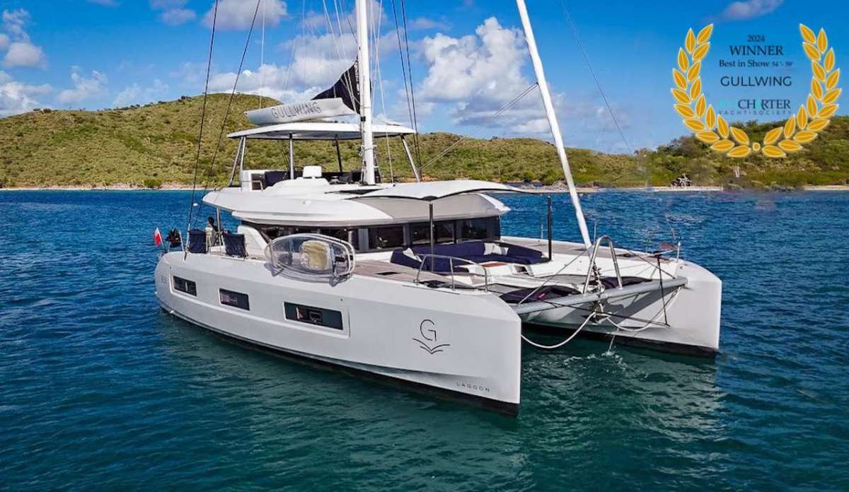 2024 Winner Best in Show 54' to 59' BVI Charter Yacht Society Show