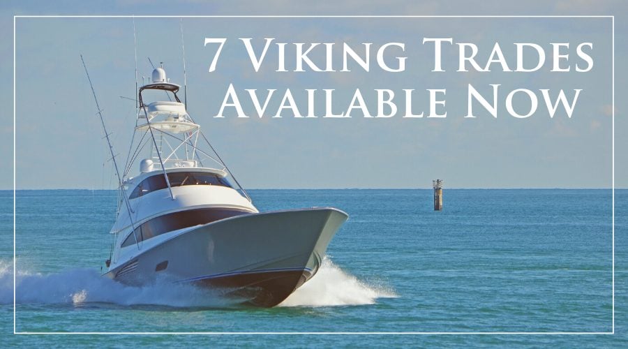 Viking Trades From 42’ – 72’ Available At HMY Yacht Sales