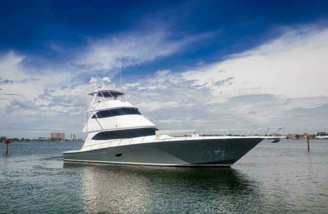 2012 Viking 76 Enclosed Sky Bridge