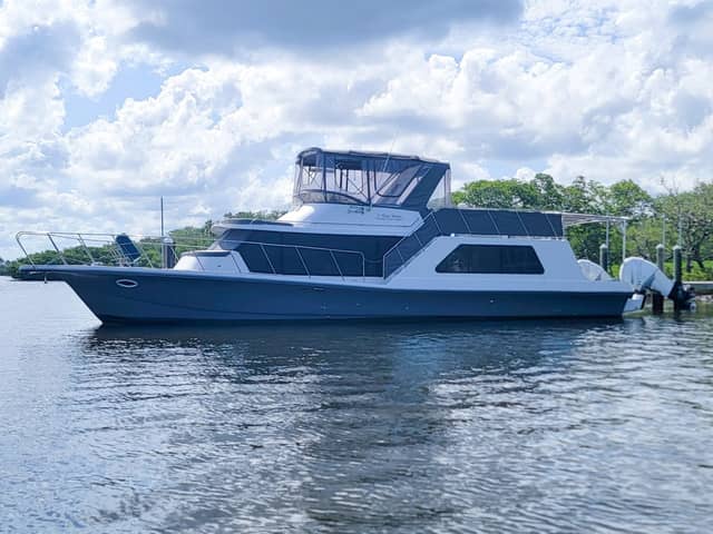 1987 Bluewater Yachts 51 Coastal Cruiser Cockpit