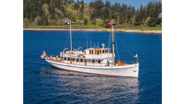 1928 CUSTOM Fan Tail Motor Yacht