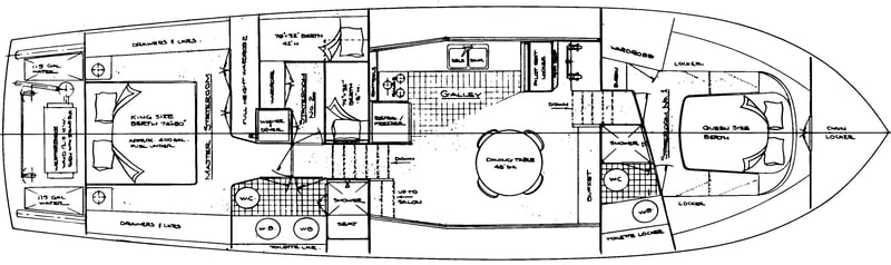 Ocean Alexander Yachts 54 Cockpit MY (1985–89) | HMY Yachts