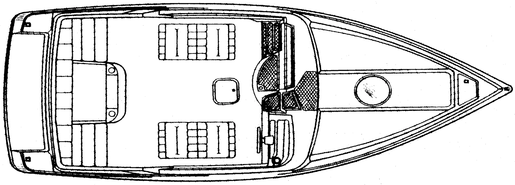 Celebrity 210 Cuddy floor plan