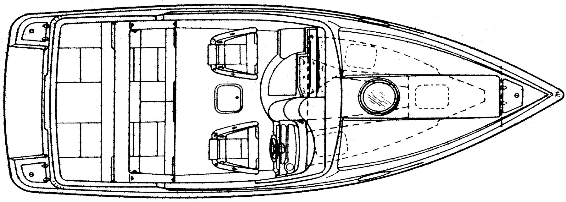 Celebrity 220 Cuddy floor plan