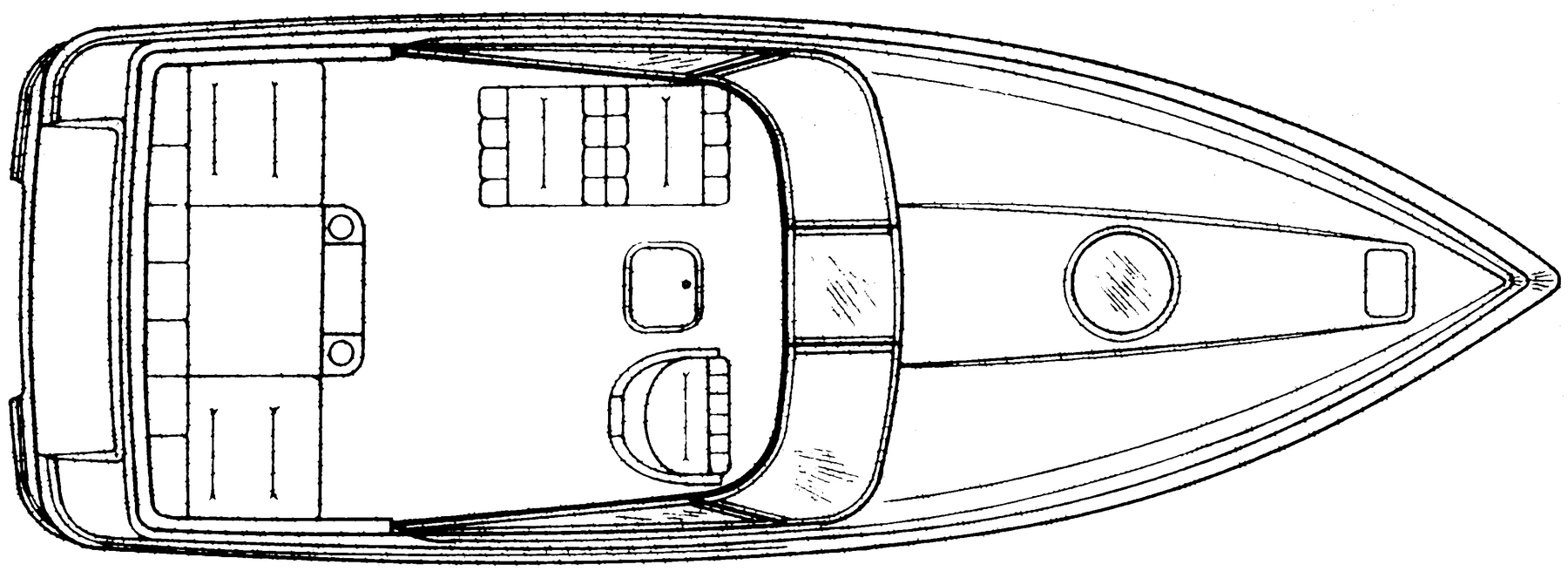 Celebrity 230 Cuddy floor plan