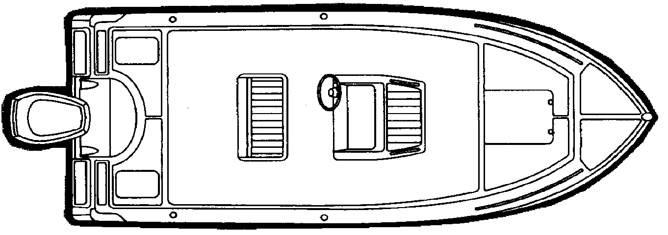 Century 1800 Center Console floor plan
