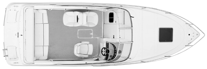 Chaparral 245 SSi floor plan