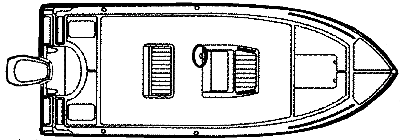 Cobia 184 Center Console floor plan