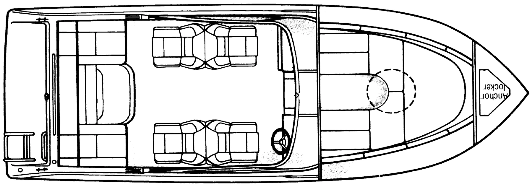 Four Winns 205 Sundowner floor plan
