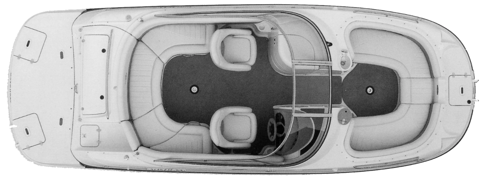 Four Winns 214 Funship floor plan