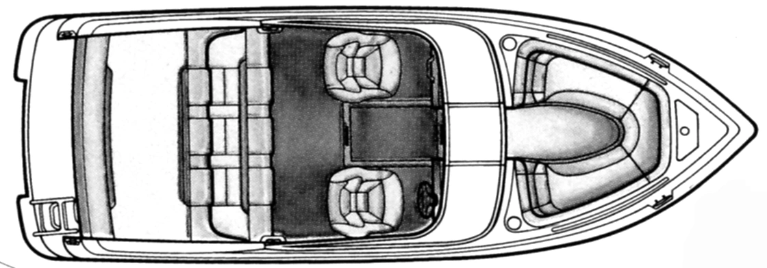 Four Winns 210-220 Horizon floor plan