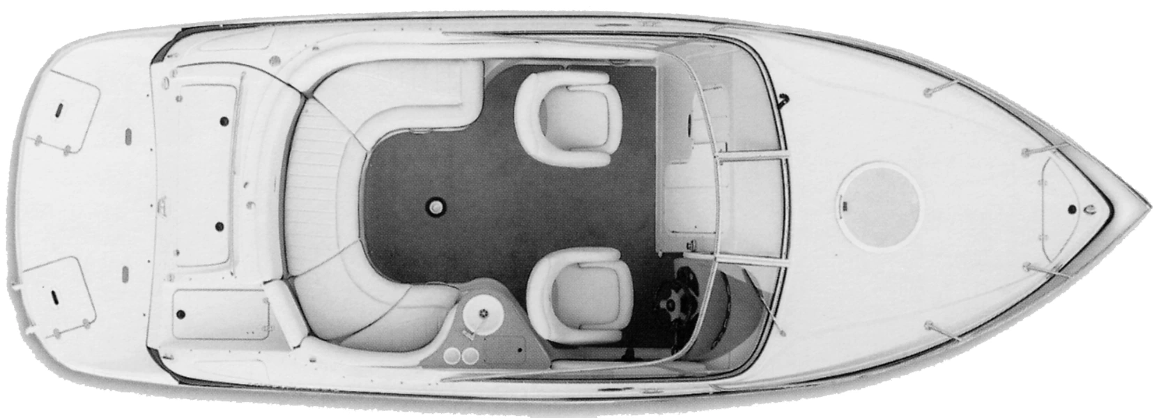 Four Winns 225 Sundowner floor plan