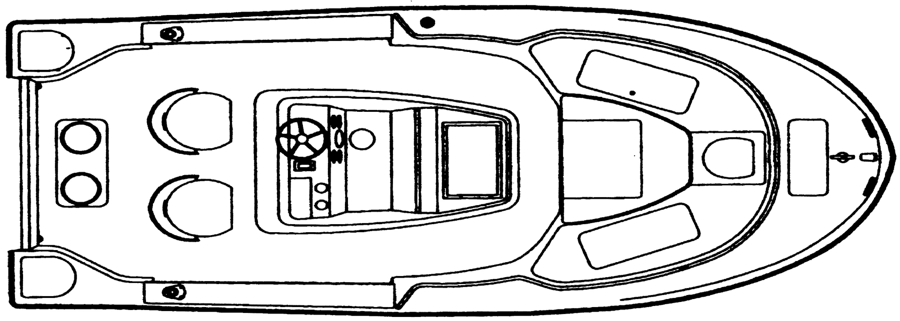 Mako Yachts 191 Center Console floor plan