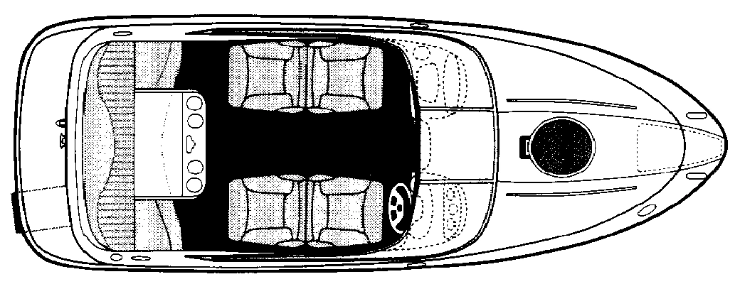 Maxum 2100 SC floor plan