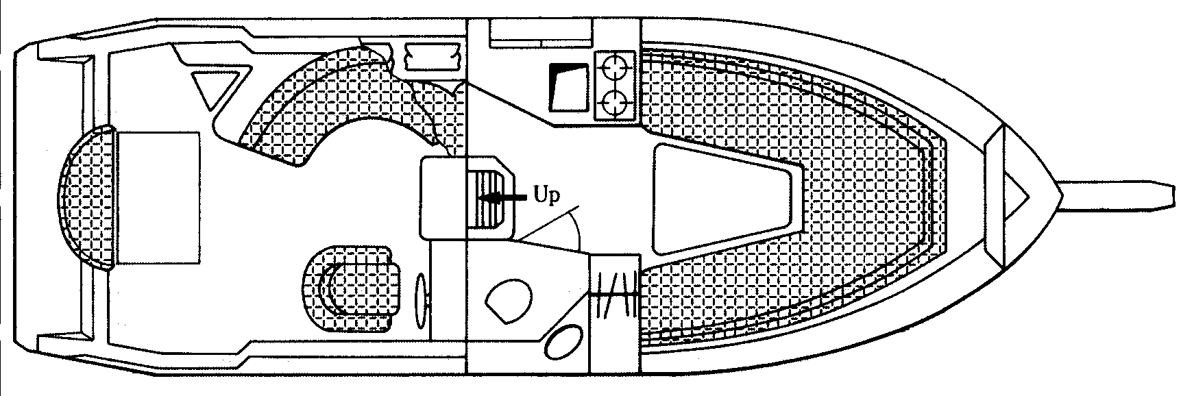 Maxum 2500 SCR floor plan