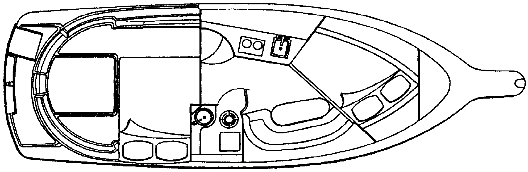 Larson 260 Cabrio floor plan