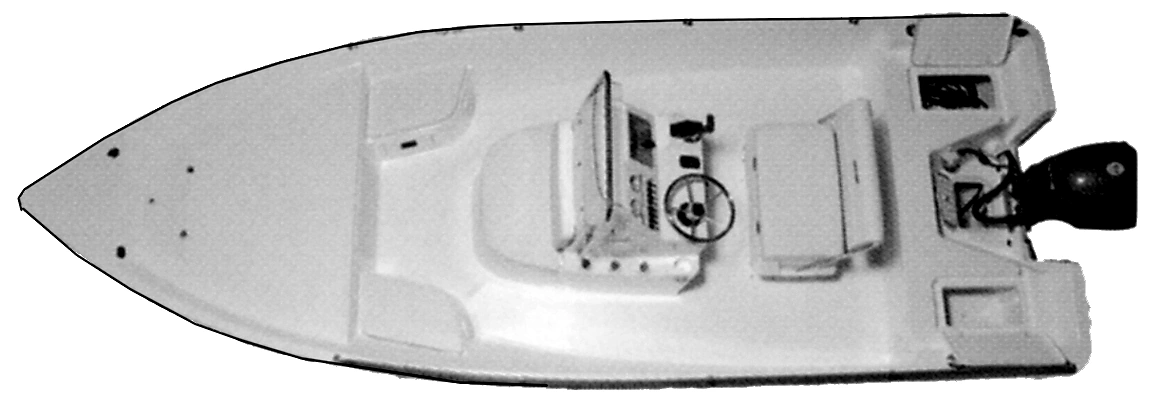Sea Pro SV1900 Center Console floor plan