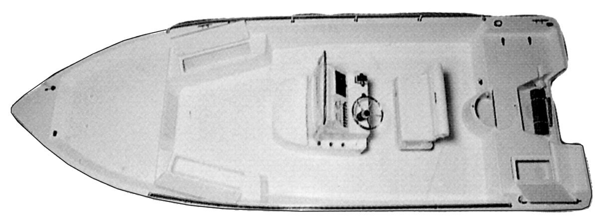 Sea Pro SV2100 Center Console floor plan