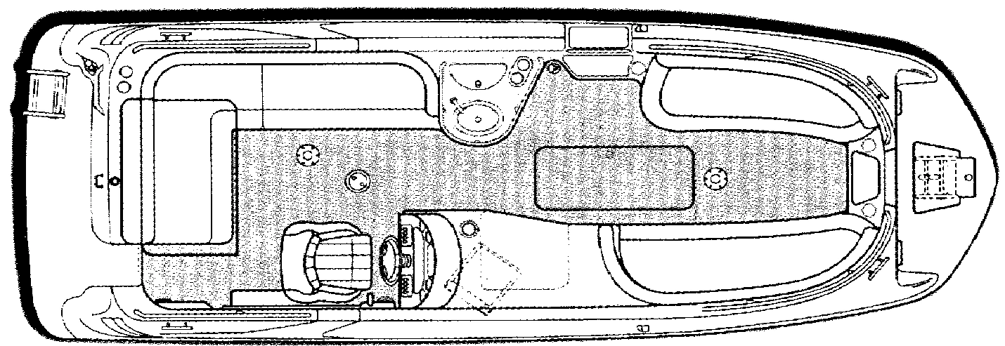 Sea Ray Yachts 240 Sundeck floor plan