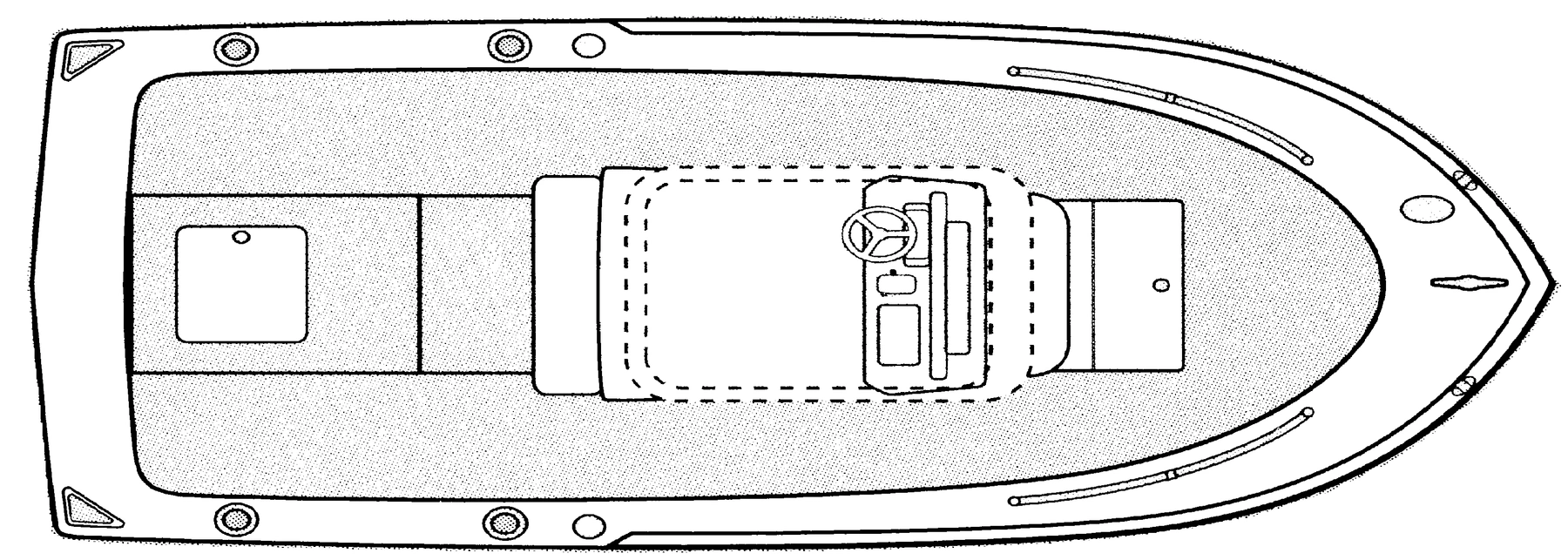 Shamrock 200 Pilothouse floor plan