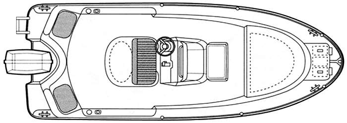 Trophy 1903 Center Console floor plan