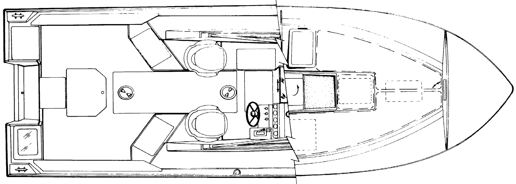 Wellcraft 210 Coastal floor plan
