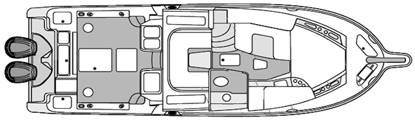 Edgewater 335 EX floor plan