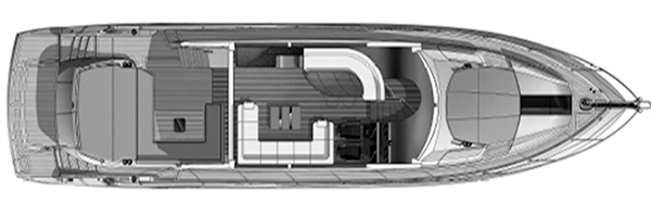 Sunseeker Yachts 68 Sport Yacht floor plan