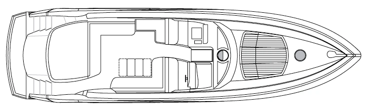 Sunseeker Yachts Predator 60 floor plan