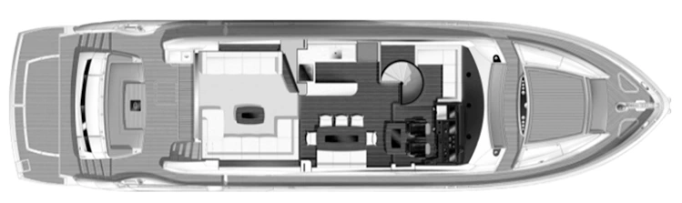 Sunseeker Yachts 75 Yacht floor plan