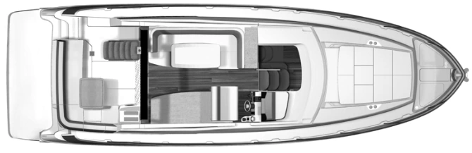 Regal Yachts 42 Fly floor plan