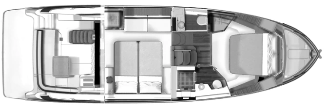 Regal Yachts 42 Fly floor plan
