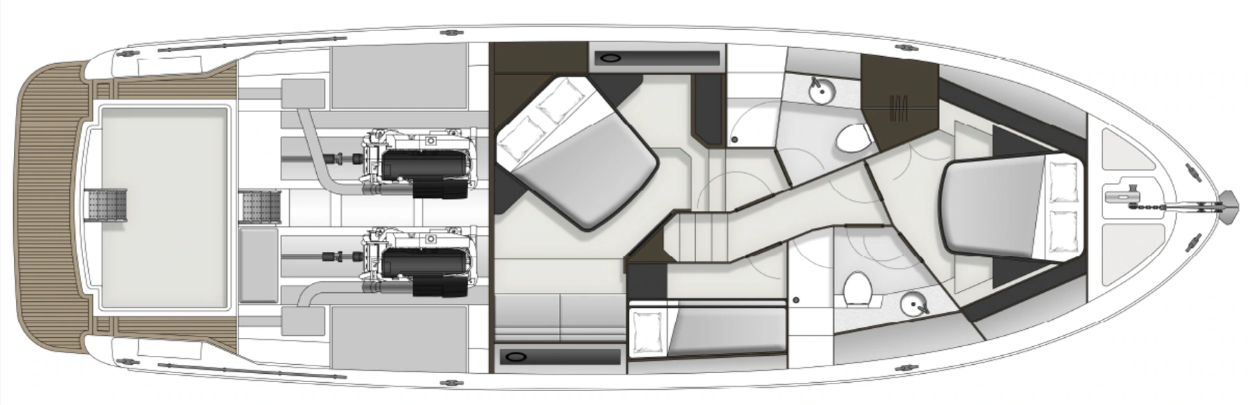 Maritimo M51 floor plan
