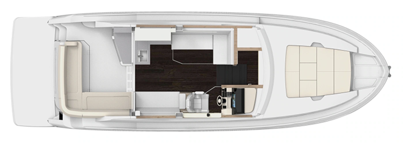 Regal Yachts 38 Grande Coupe floor plan