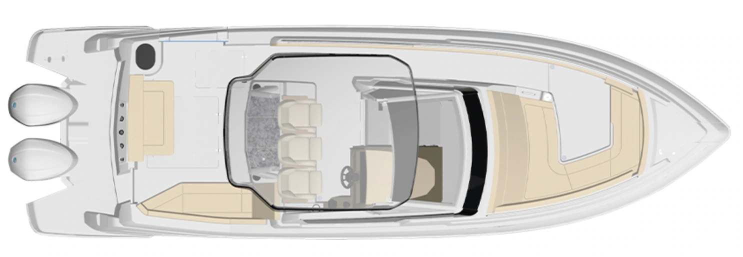 Regal Yachts 33 SAV floor plan