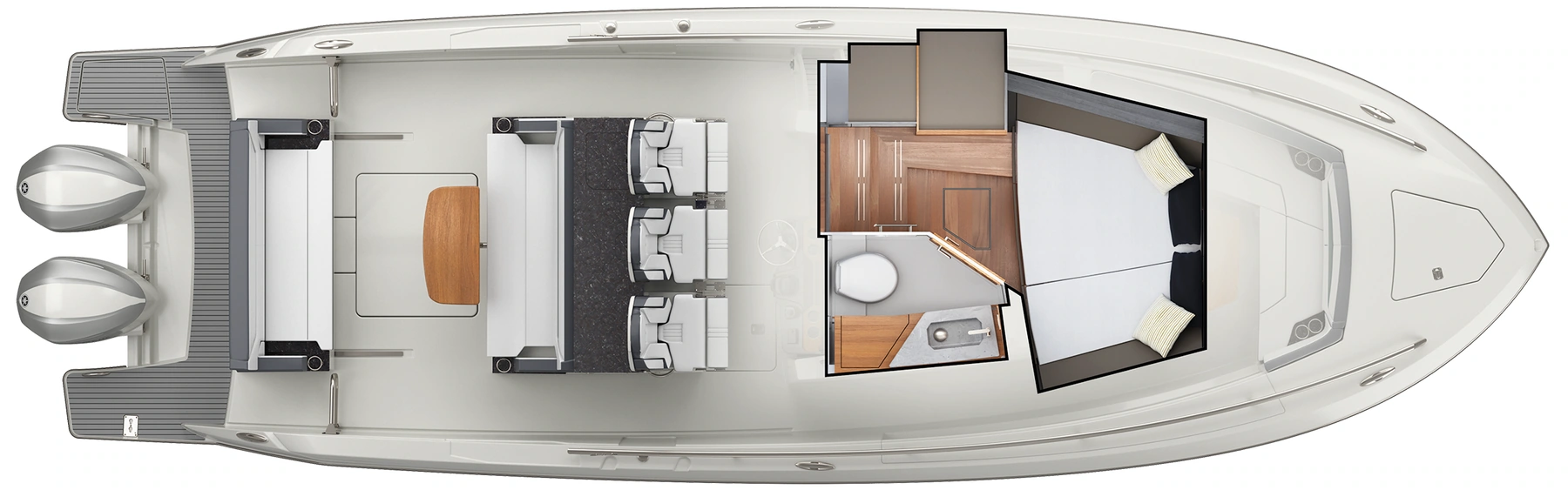 Tiara Yachts Sport 34 LS floor plan
