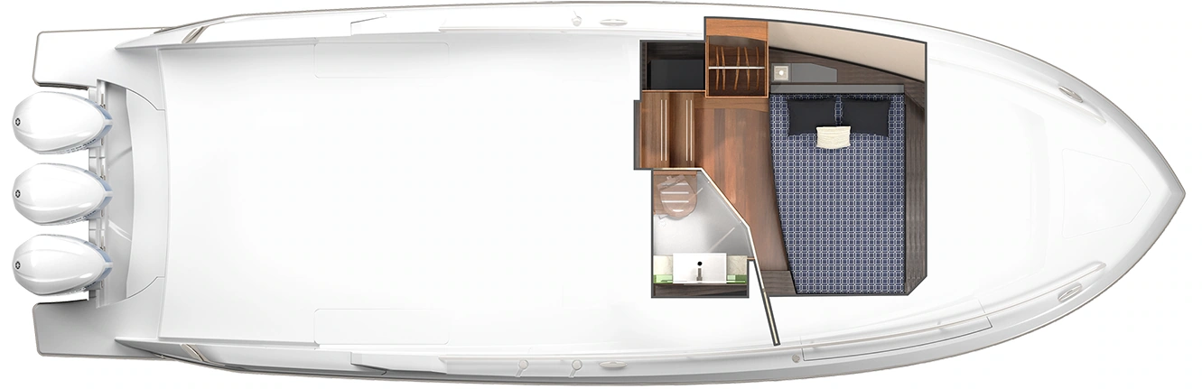 Tiara Yachts Sport 38 LS floor plan