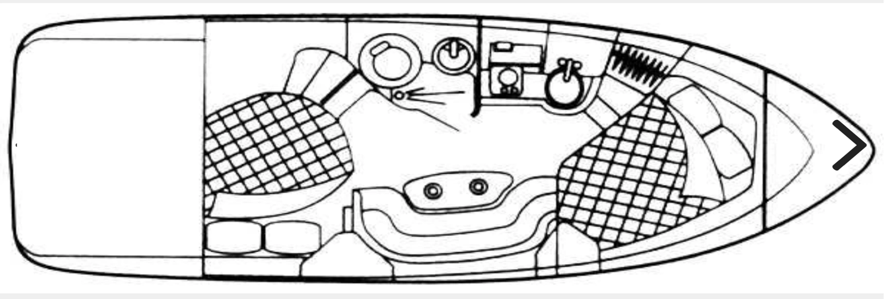 Cruisers Yachts 2870 Rogue floor plan
