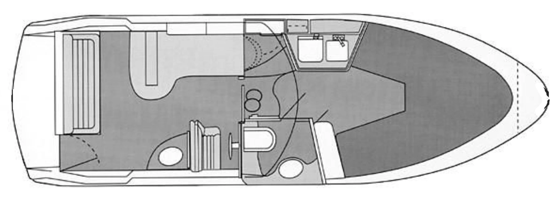 Maxum 2500 SCR floor plan