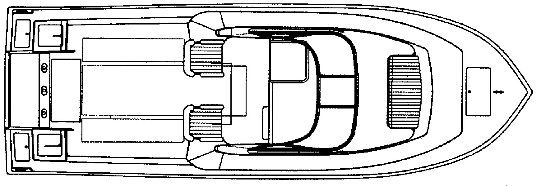 Angler 220 Walkaround floor plan