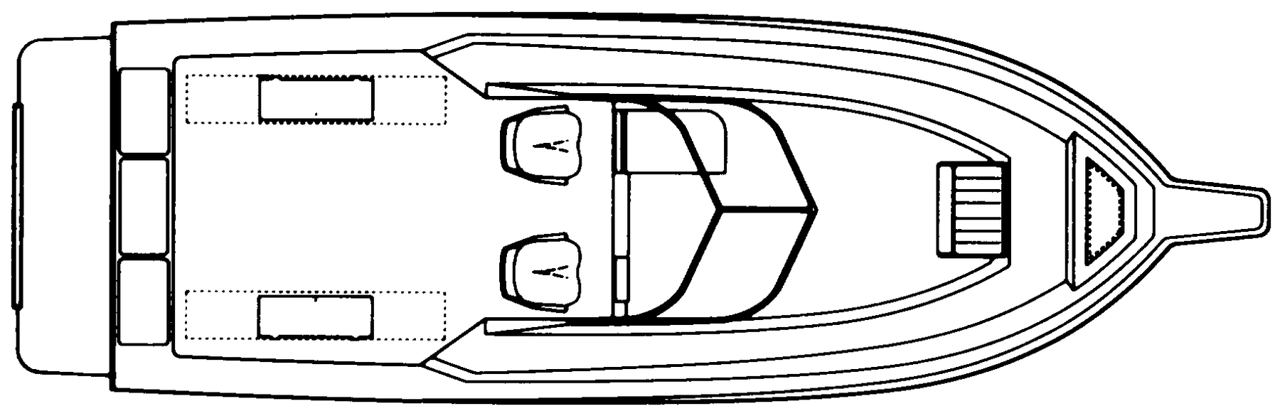 Aquasport 250 Explorer floor plan