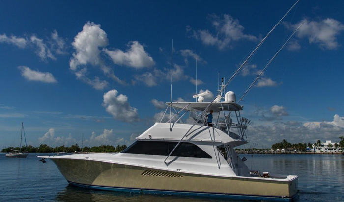 The Viking 55 Convertible (1998–2004) is a modern… | HMY Yachts