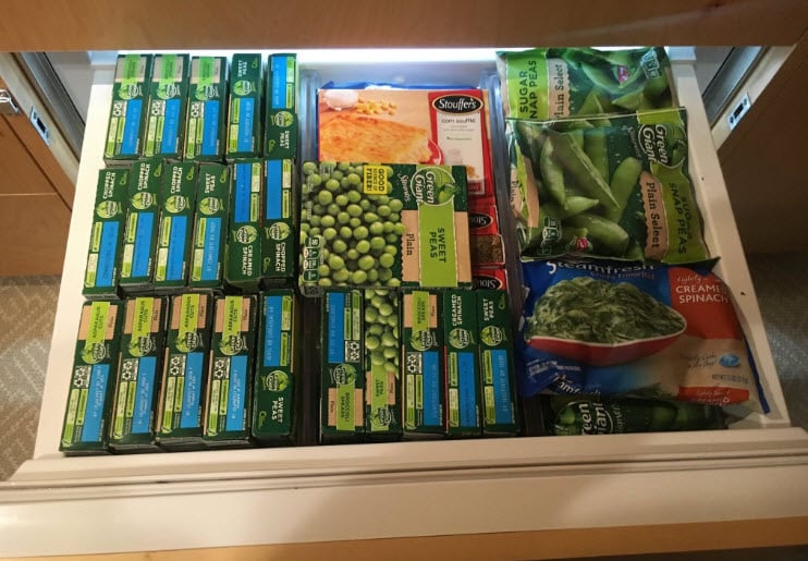 Provisioning on a yacht