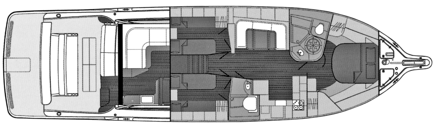 5200 Sovran Salon | HMY Yachts