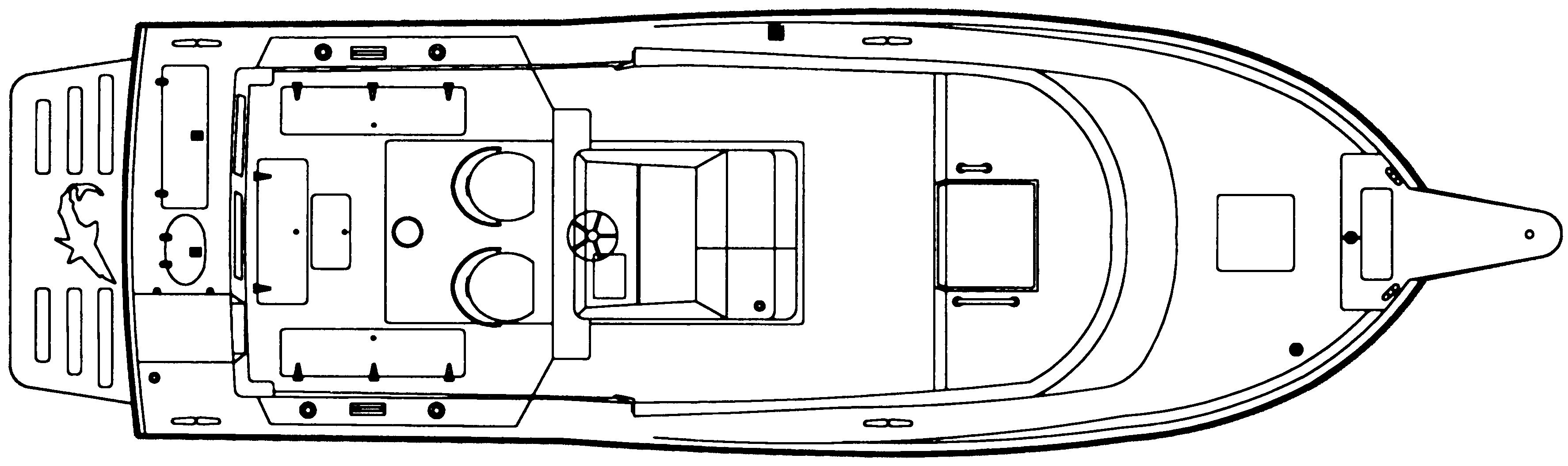 mako Mako Boat Glass Windshield 142776 | 285 Walkaround 78 Inch
