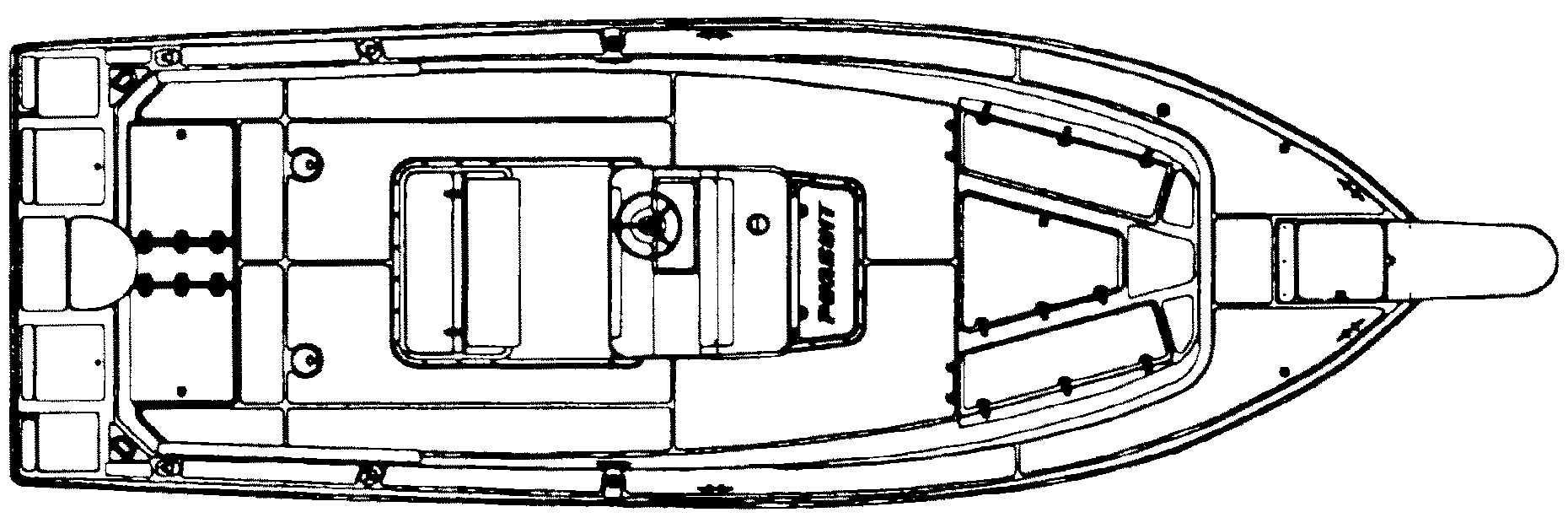 2600 Center Console Inboard