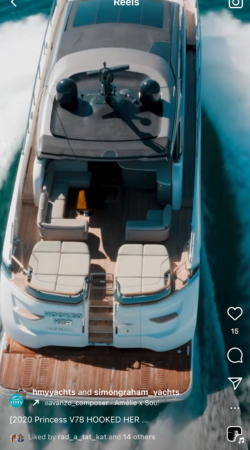 Watch IG Video - 2020 Princess V78 HOOKED HER