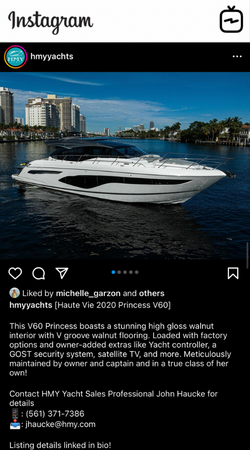 View IG Post - 2020 PRINCESS V60 - Haute Vie